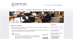 Desktop Screenshot of centrexservices.co.uk